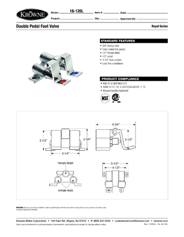 Spec Sheet