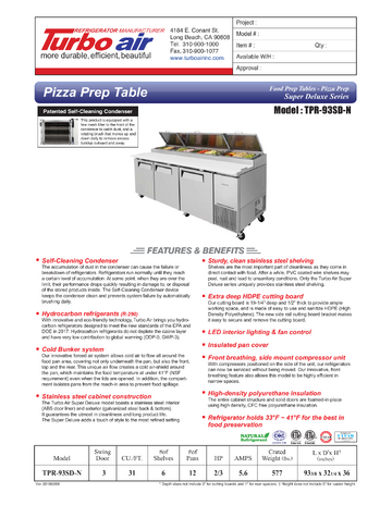 Spec Sheet