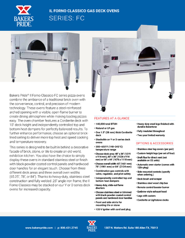 Spec Sheet