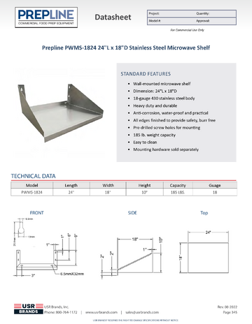 Spec Sheet