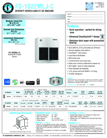 Spec Sheet