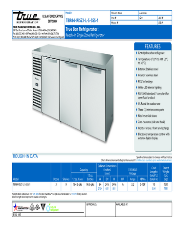 Spec Sheet