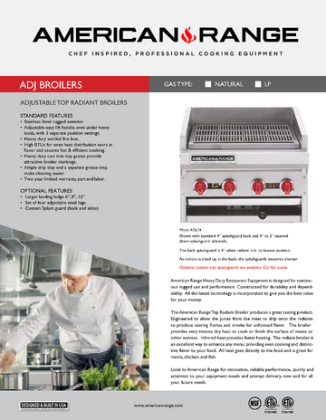Spec Sheet