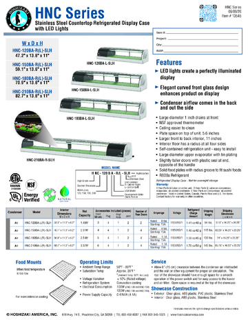 Spec Sheet