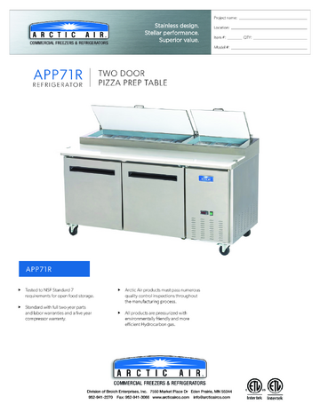 Spec Sheet