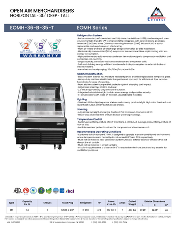 Spec Sheet
