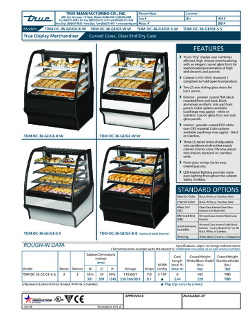Spec Sheet