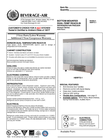 Spec Sheet