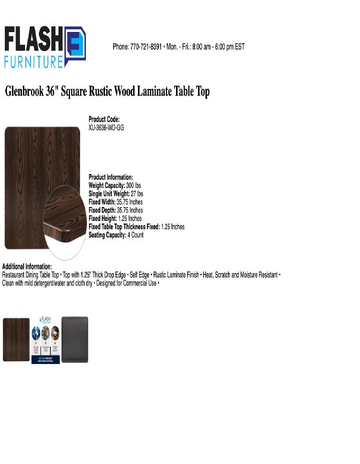 Spec Sheet