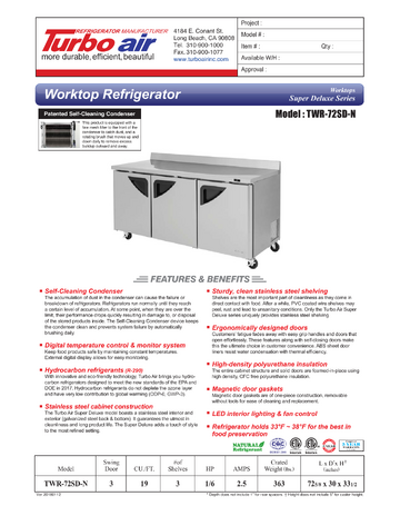 Spec Sheet