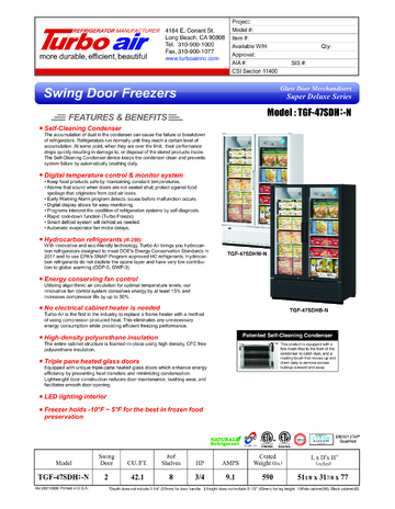Spec Sheet