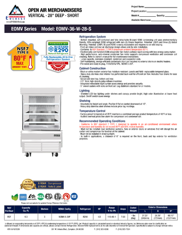 Spec Sheet