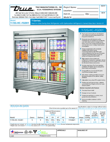 Spec Sheet