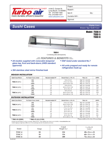 Spec Sheet