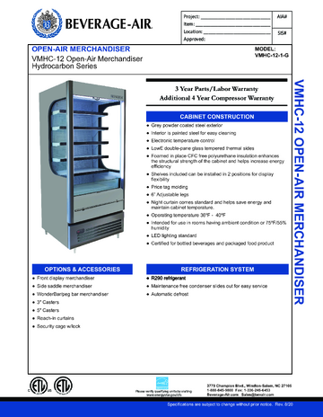 Spec Sheet