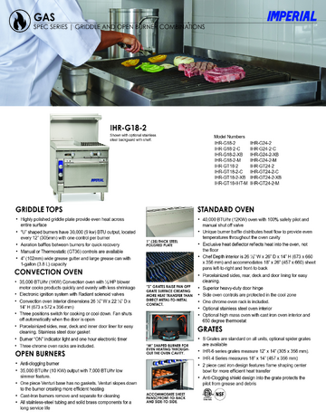 Spec Sheet