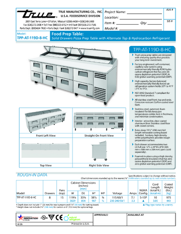 Spec Sheet