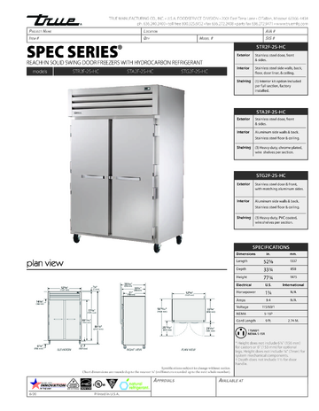 Spec Sheet