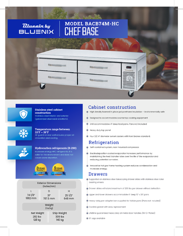 Spec Sheet