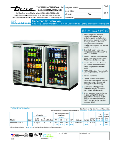Spec Sheet