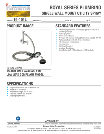 Spec Sheet