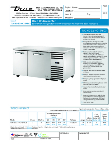 Spec Sheet