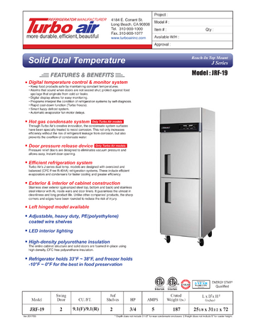 Spec Sheet