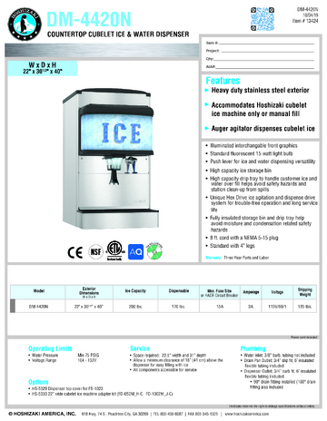Spec Sheet