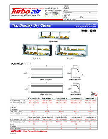 Spec Sheet