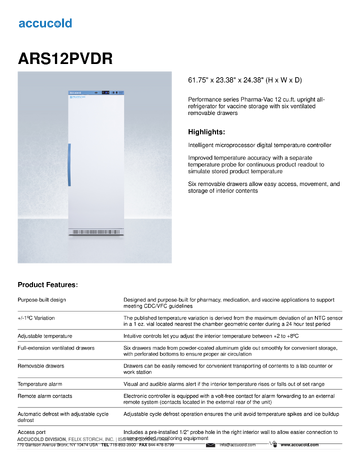 Spec Sheet