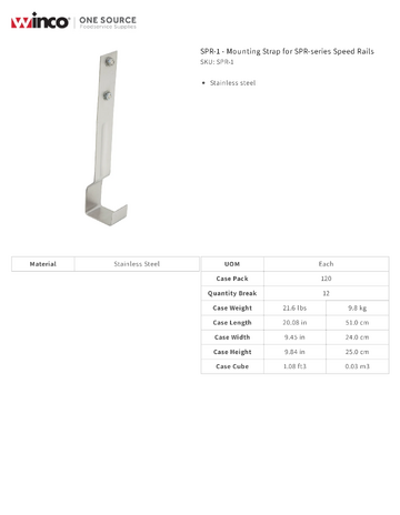 Spec Sheet