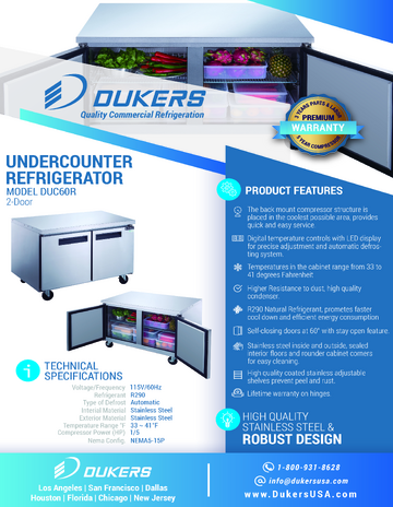 Spec Sheet