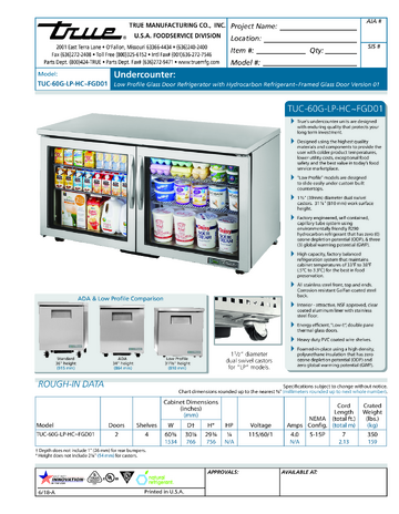 Spec Sheet