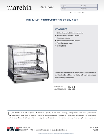 Spec Sheet