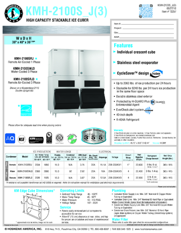 Spec Sheet