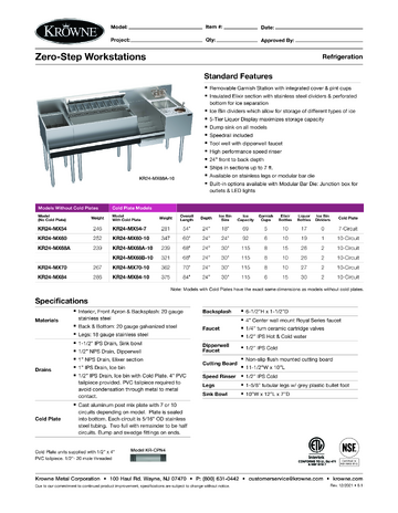 Spec Sheet