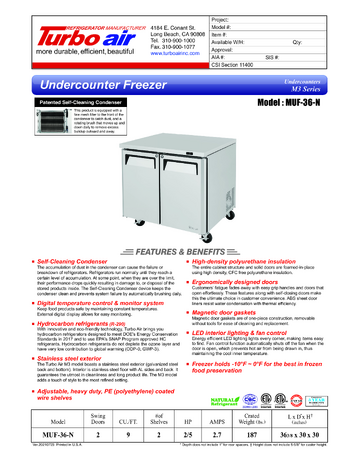 Spec Sheet