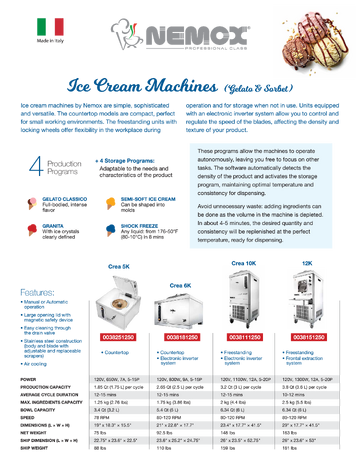 Spec Sheet