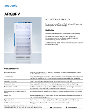 Spec Sheet