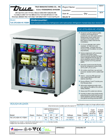 Spec Sheet