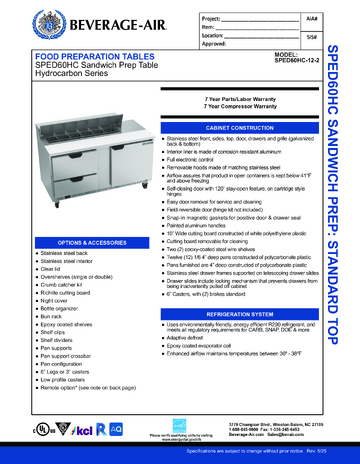 Spec Sheet
