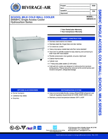 Spec Sheet