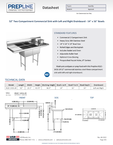 Spec Sheet