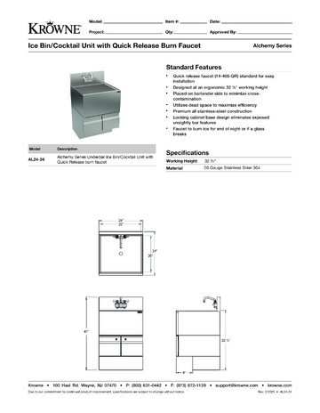 Spec Sheet