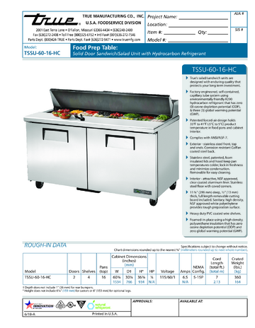 Spec Sheet