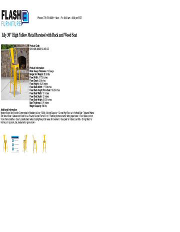 Spec Sheet