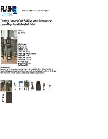 Spec Sheet