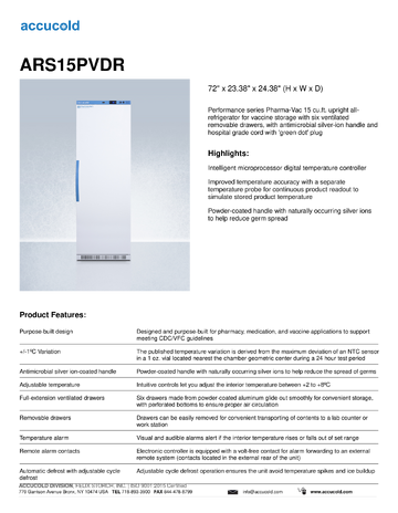 Spec Sheet