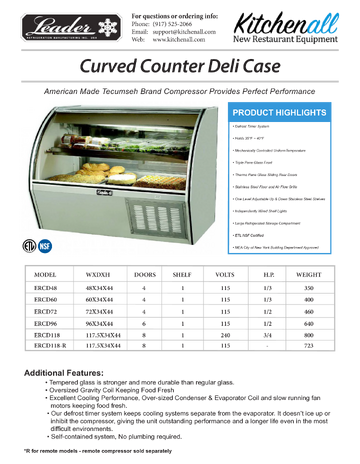 Spec Sheet