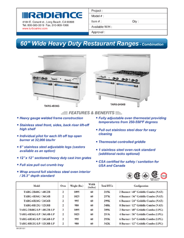 Spec Sheet